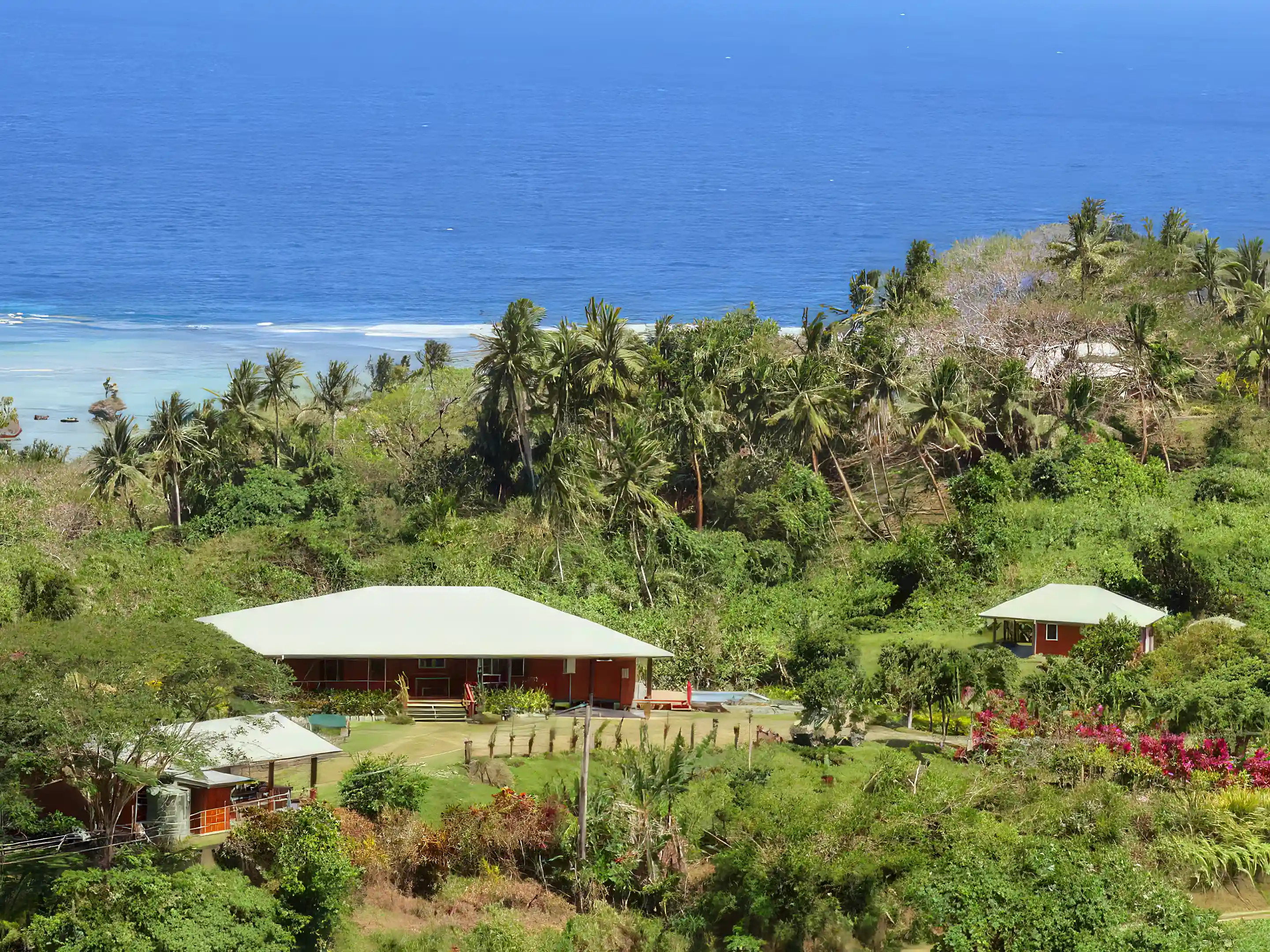 View of the Property from the top - Main house...