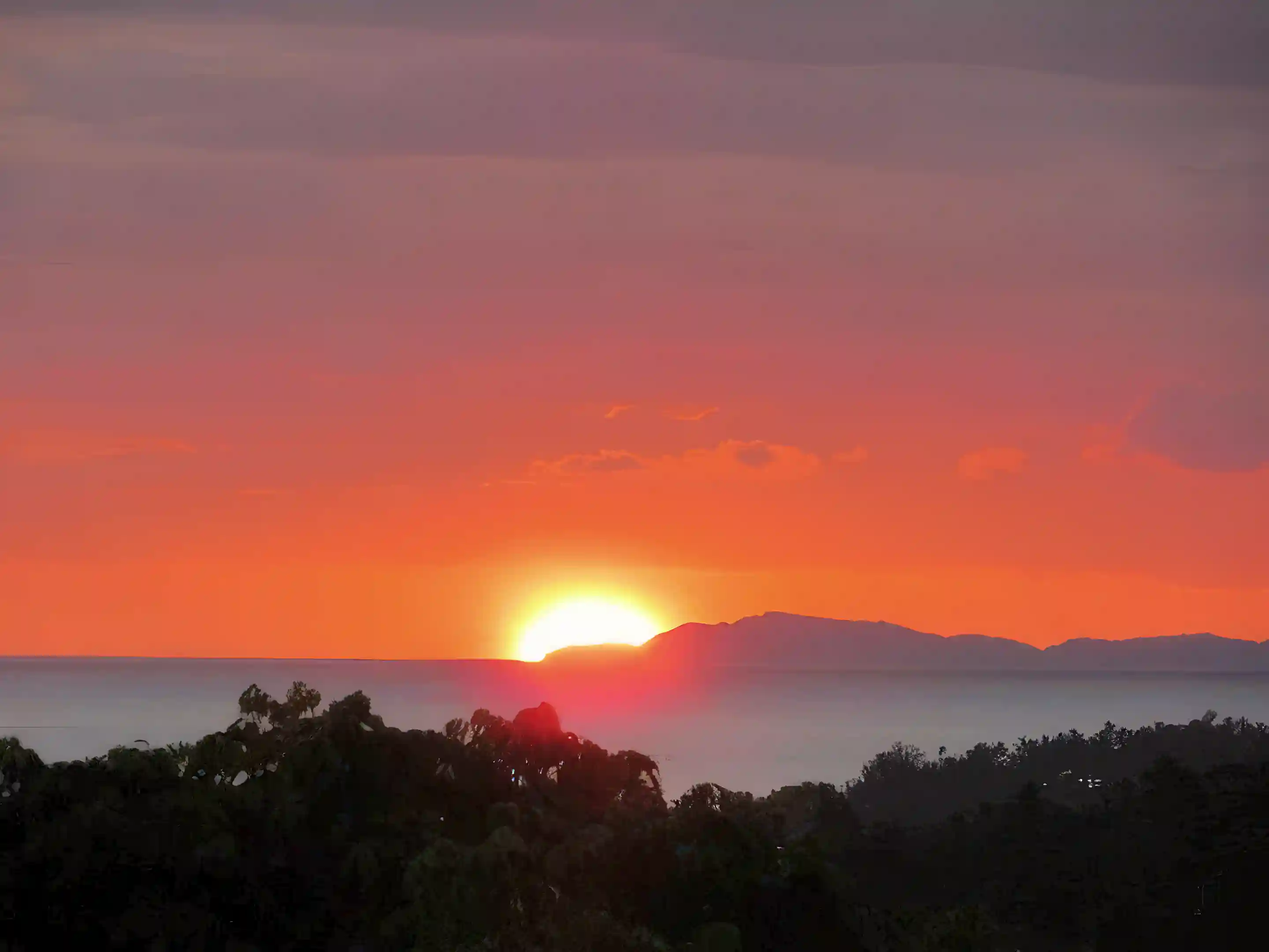 Sunset from the Deck