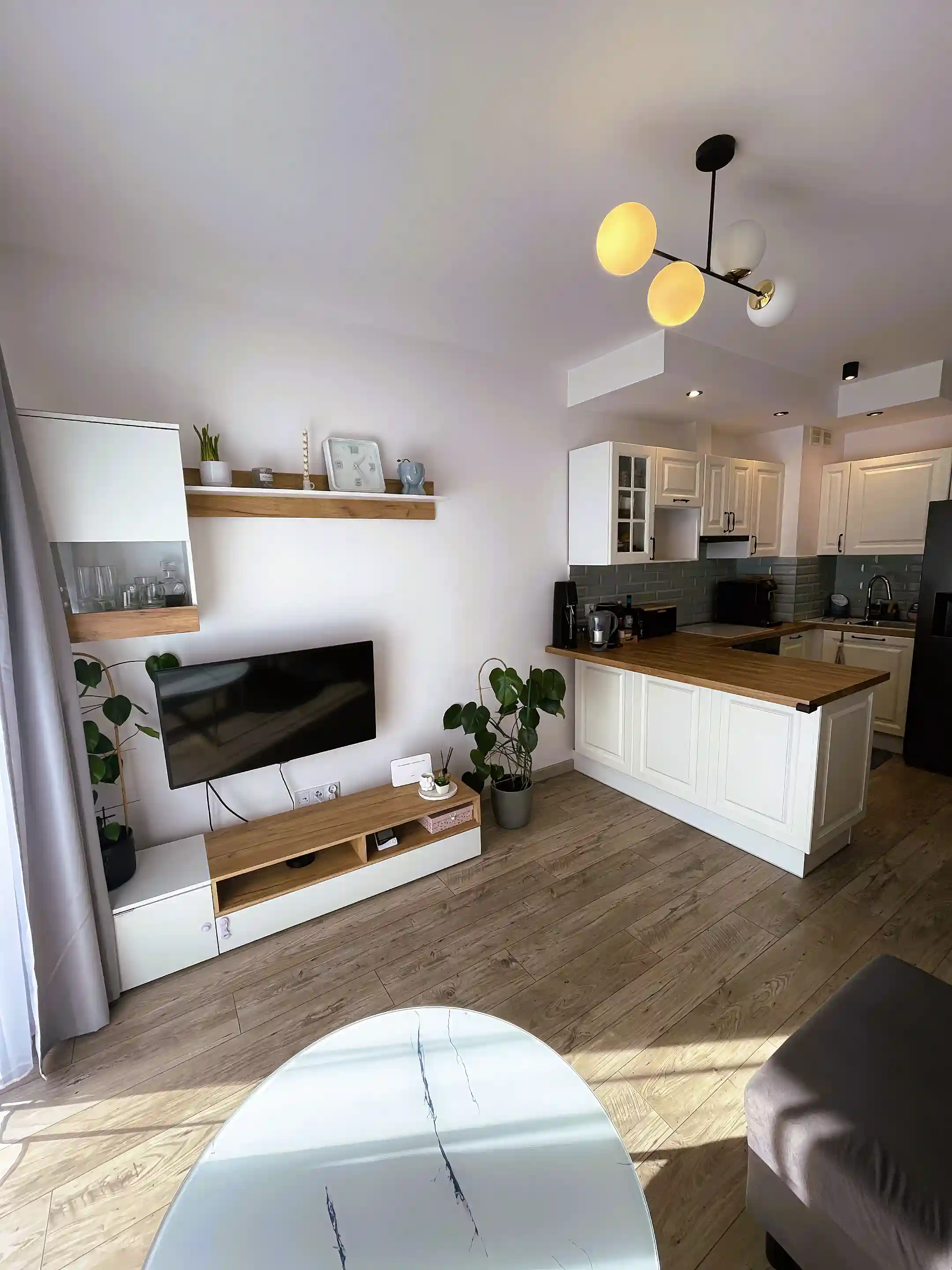 Living room & kitchen