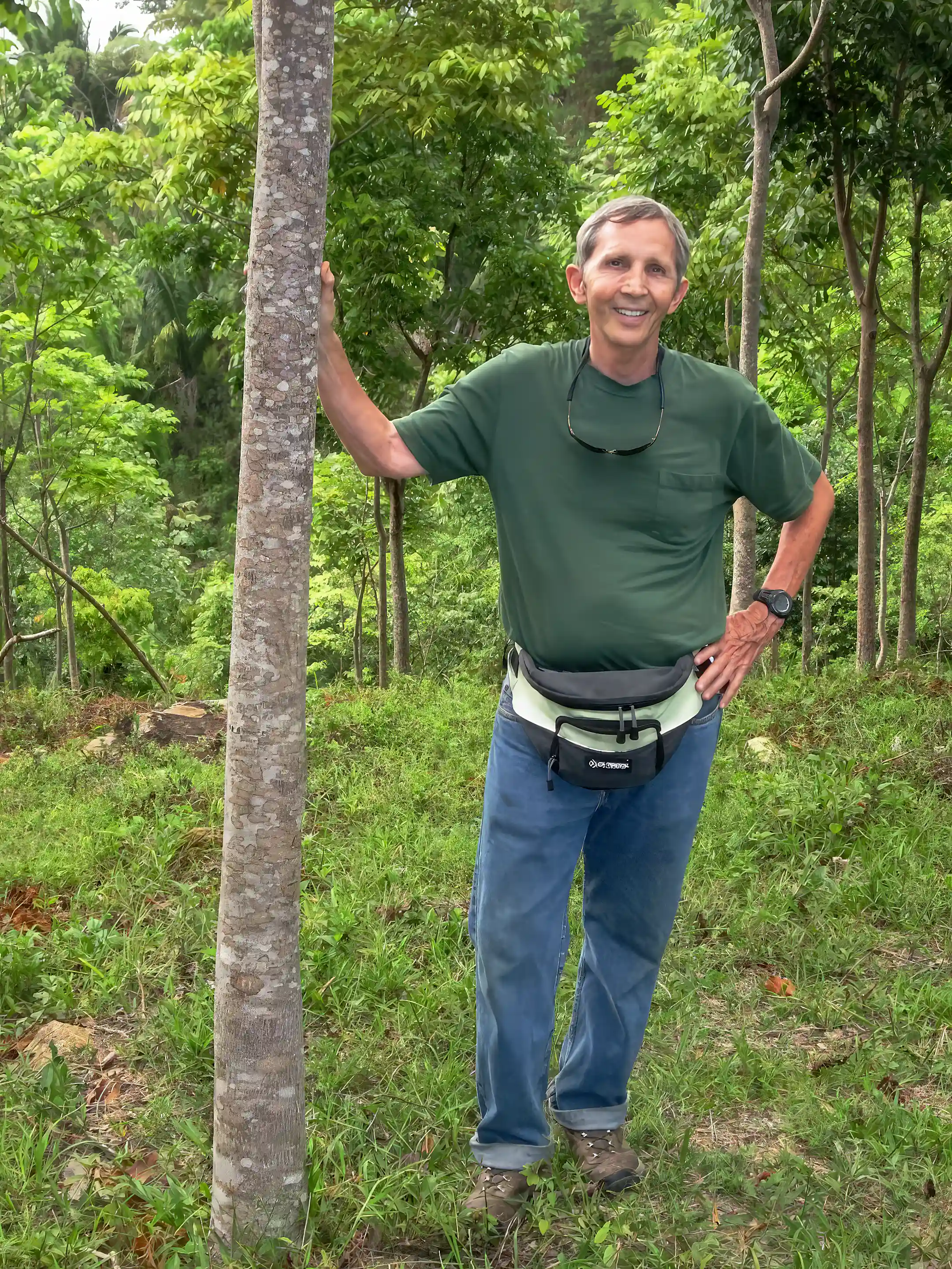 One of 1,200 Mahogany trees planted on the property