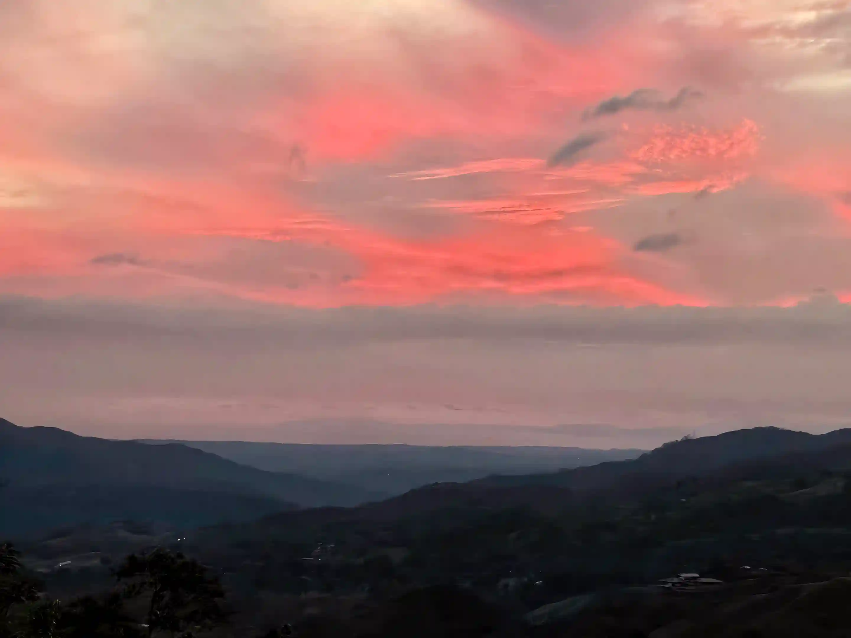 Sunset view from Lot 3