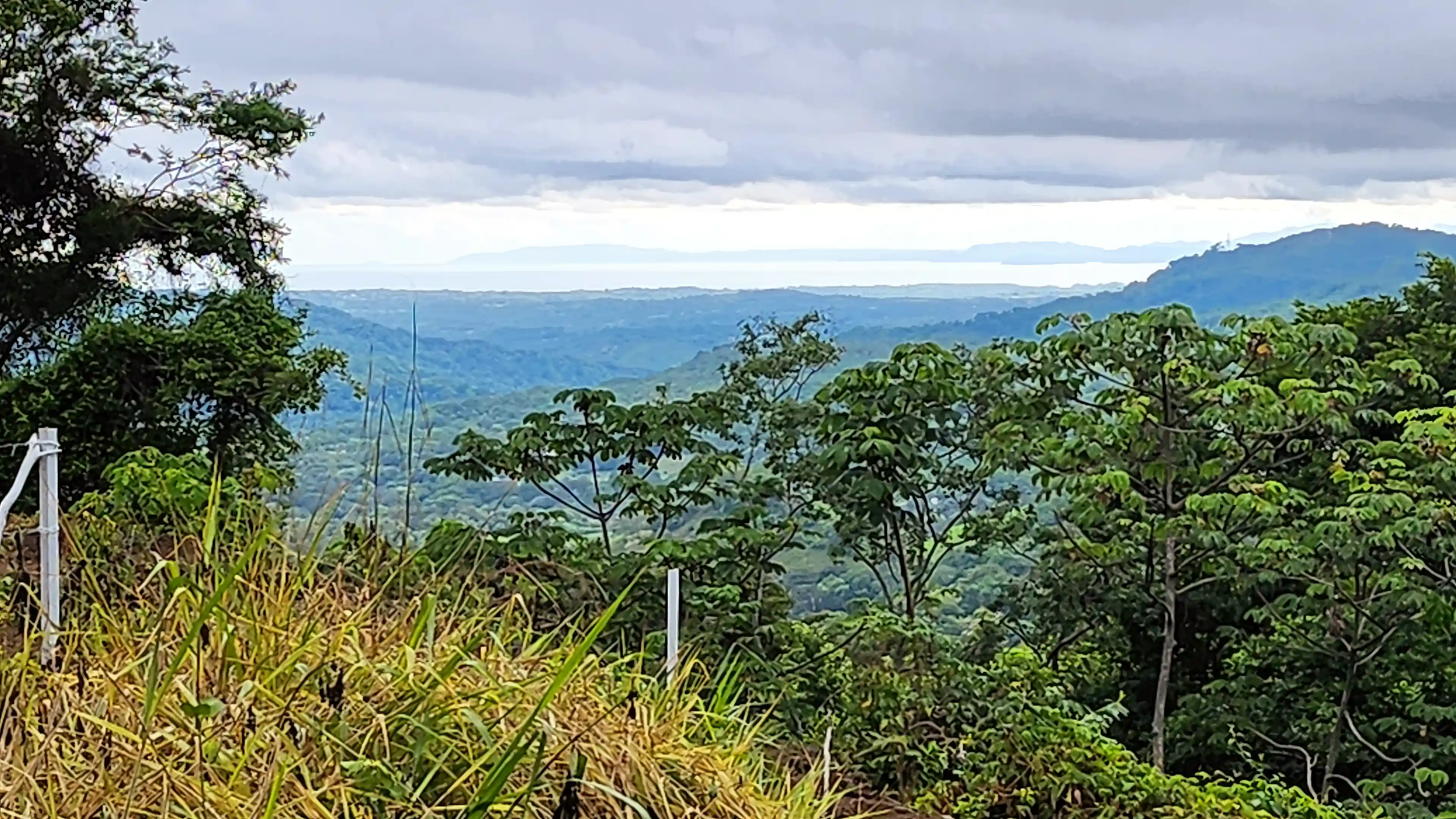 View to the Golfo De Nicoya (Pacific Ocean) from Lot...