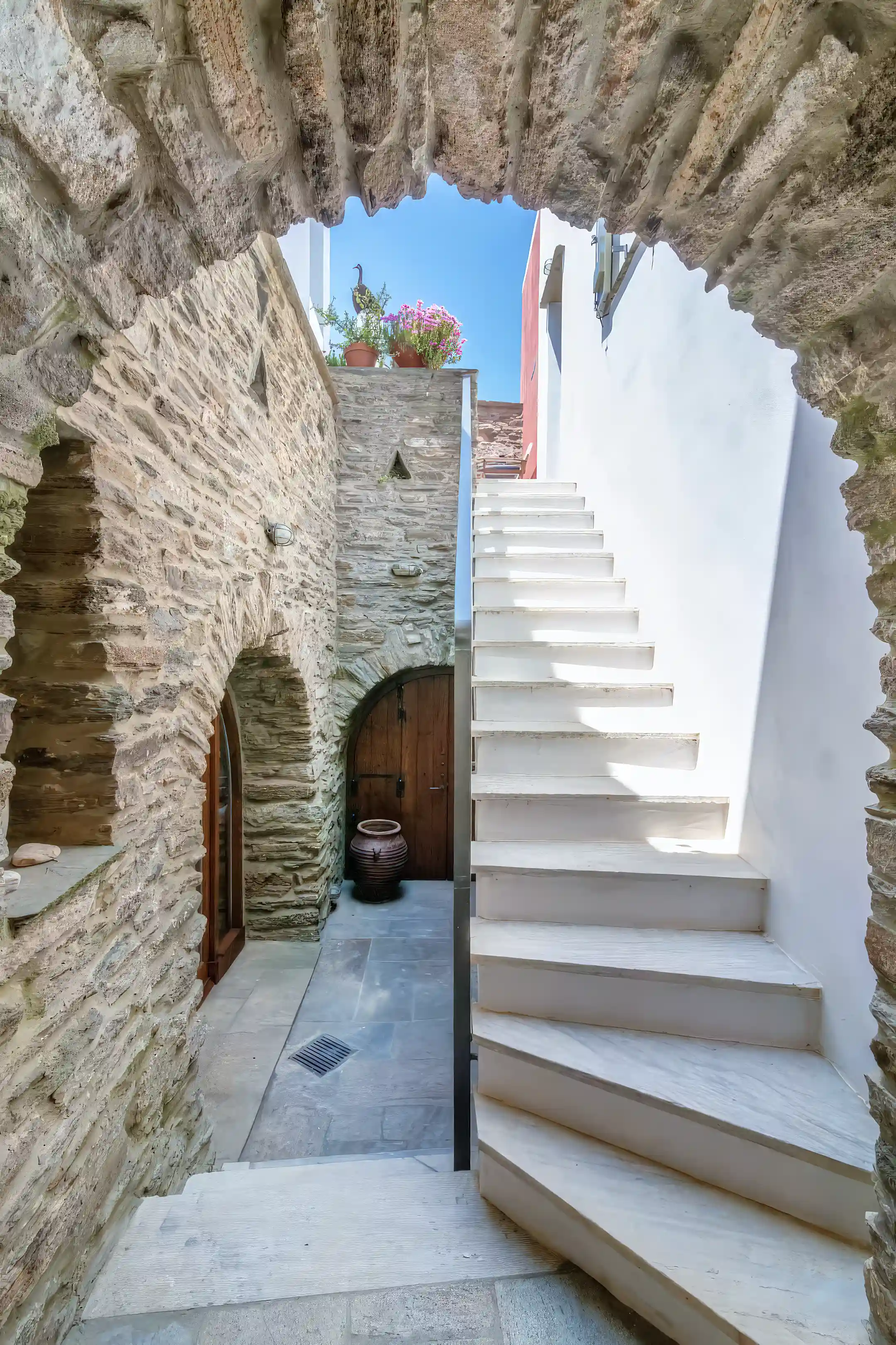 Stone Manor House for Sale in Triantaros, Tinos, Kykladon, South Aegean, Greece