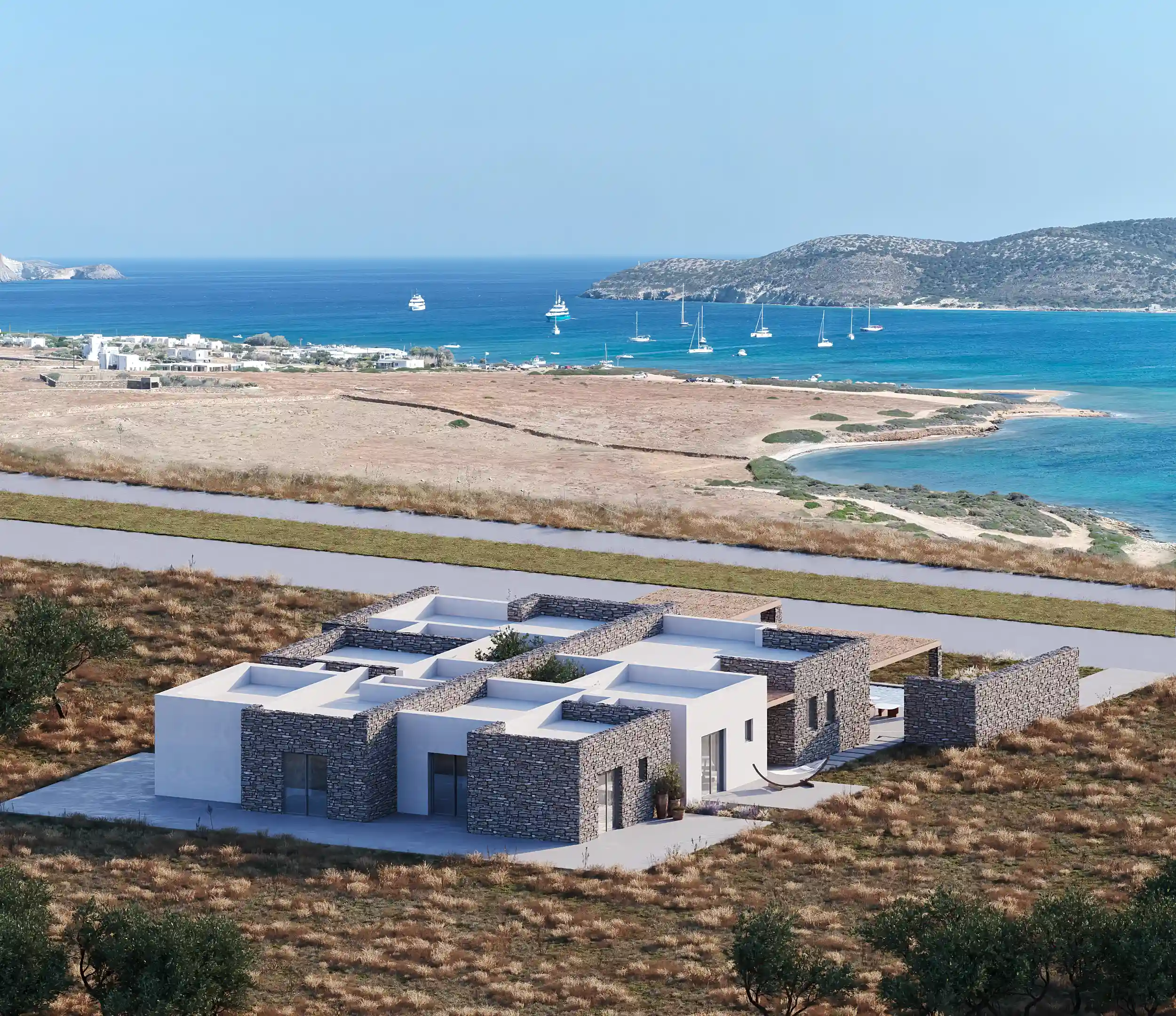 Ocean View Villas for Sale in St. George, Antiparos, Kykladon, South Aegean, Greece