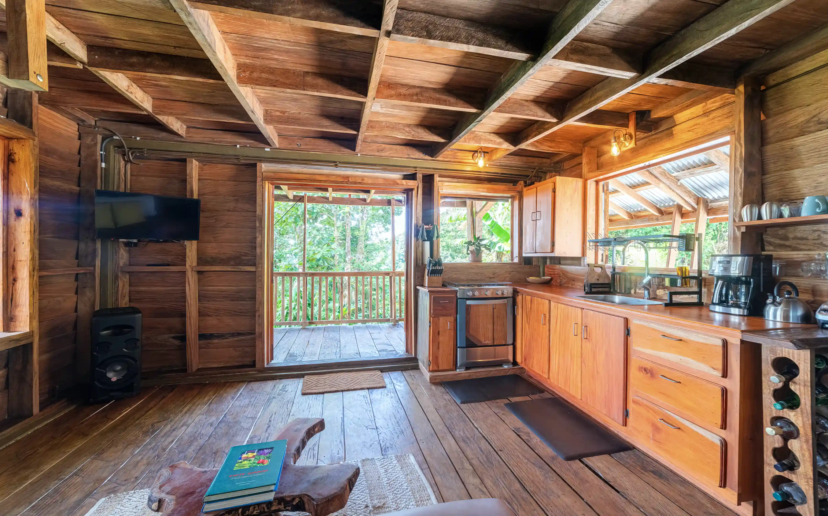 Full Kitchen And Living Room