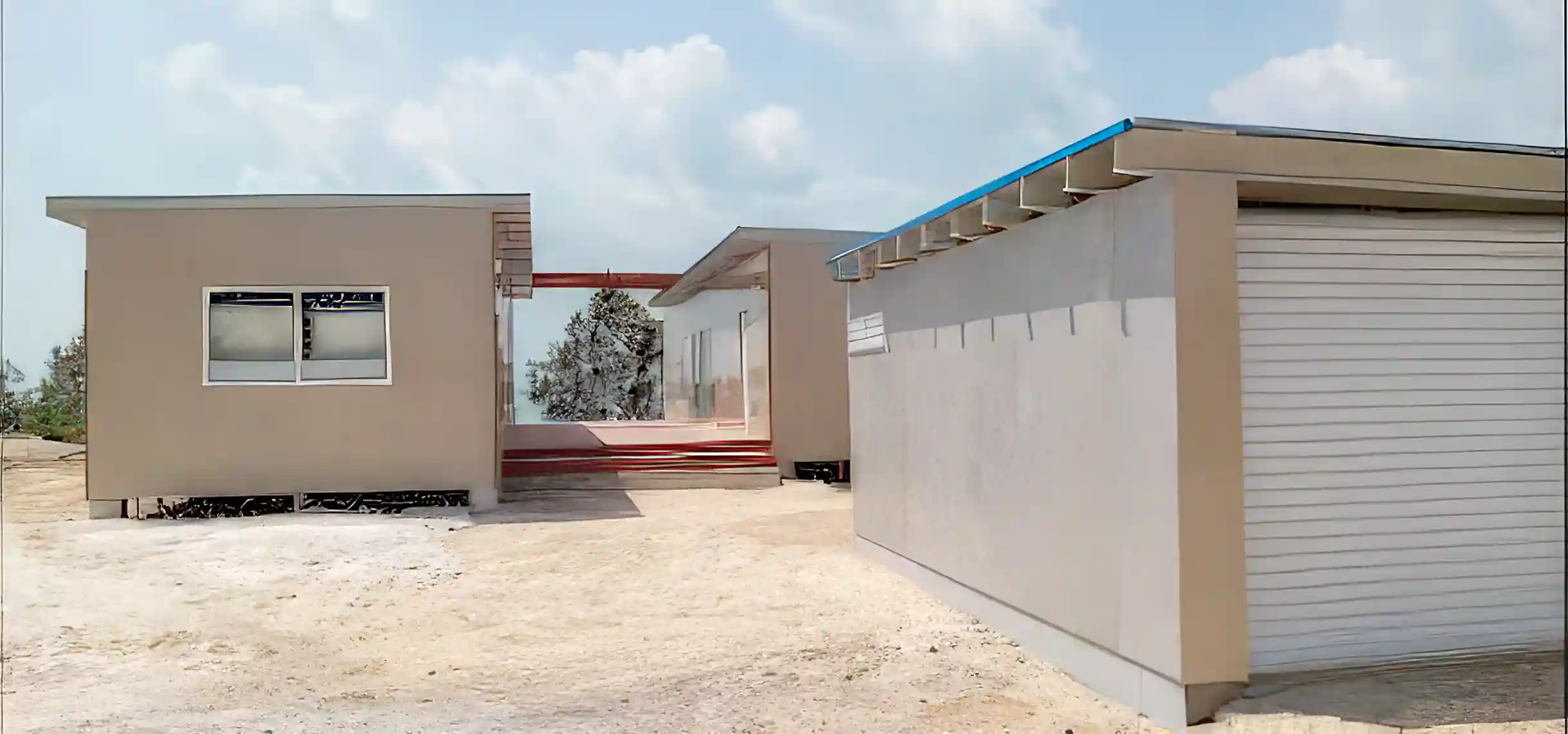House and garage