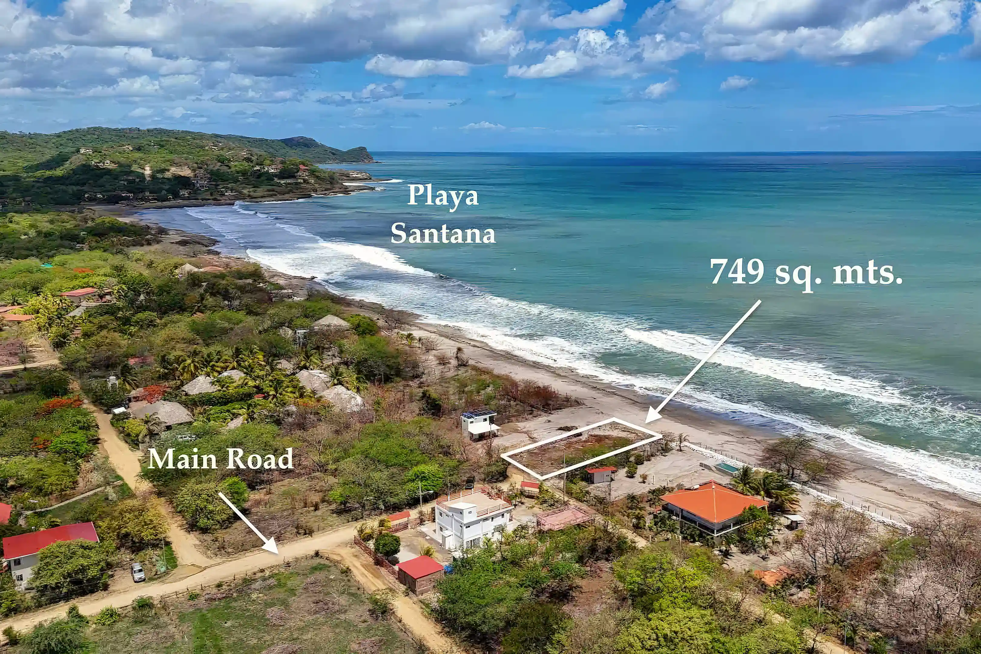 Oceanfront Surf Lot for Sale in Tola, Rivas, Nicaragua