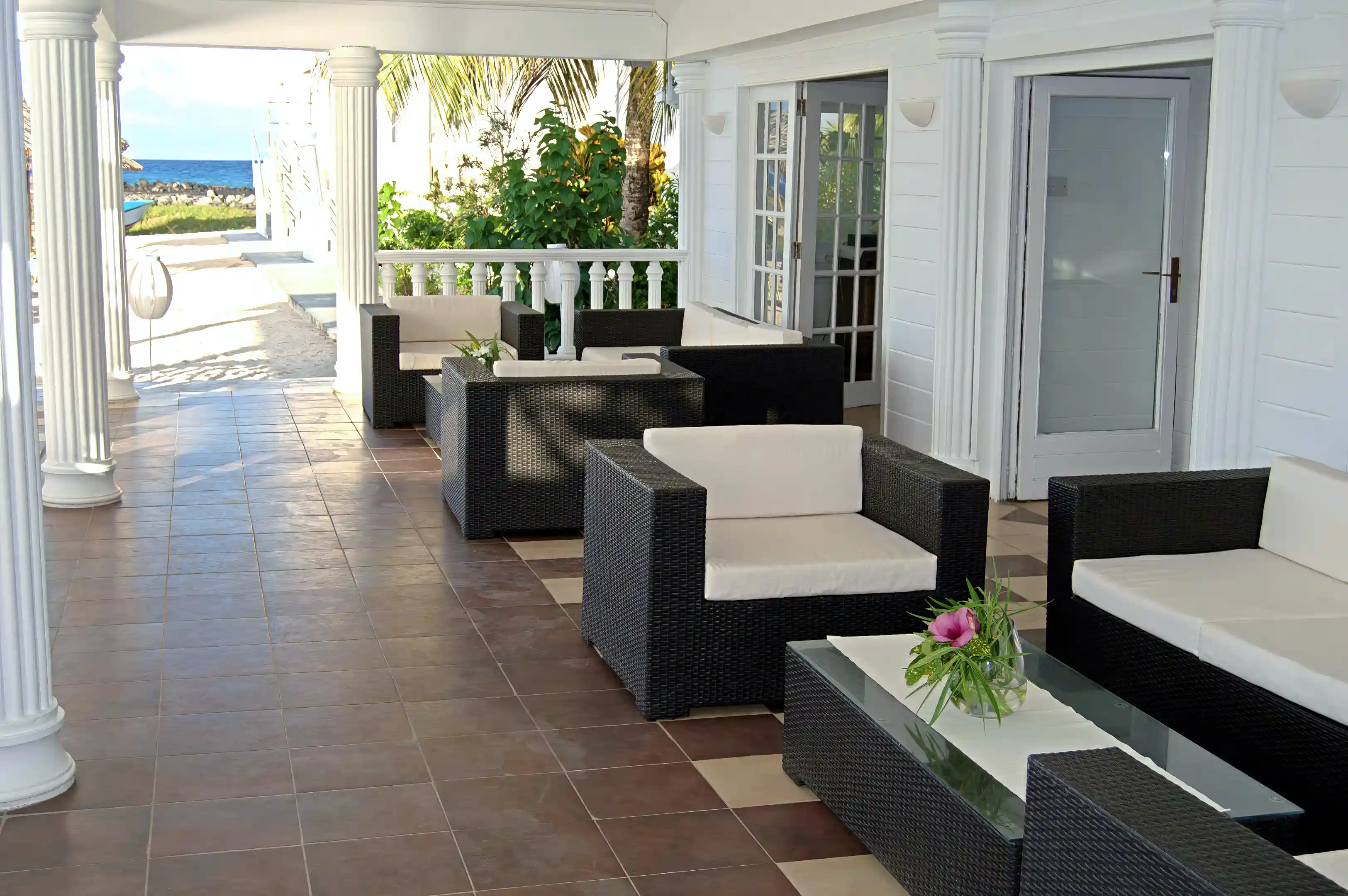 Beachfront dinning