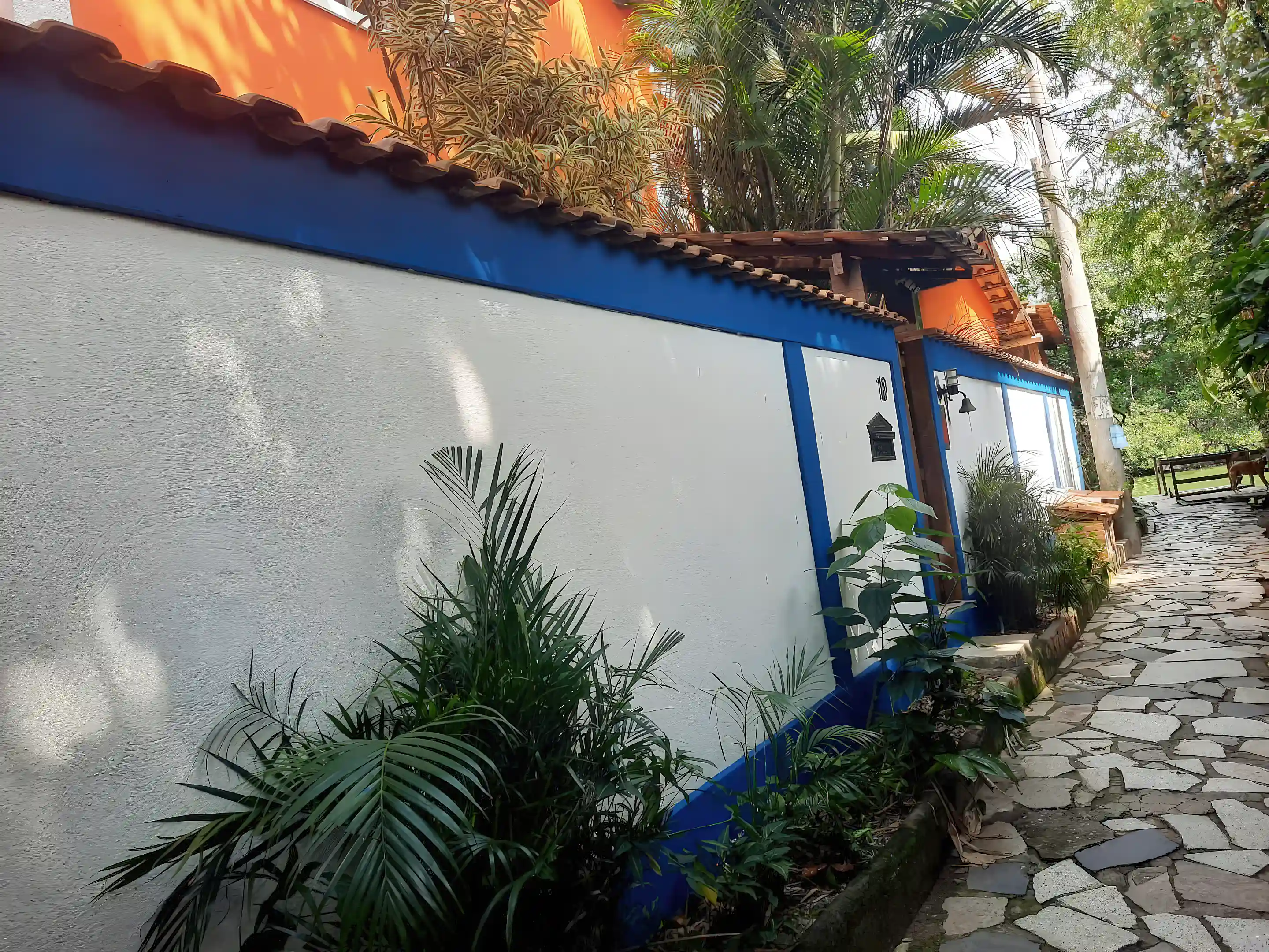 property wall from outside