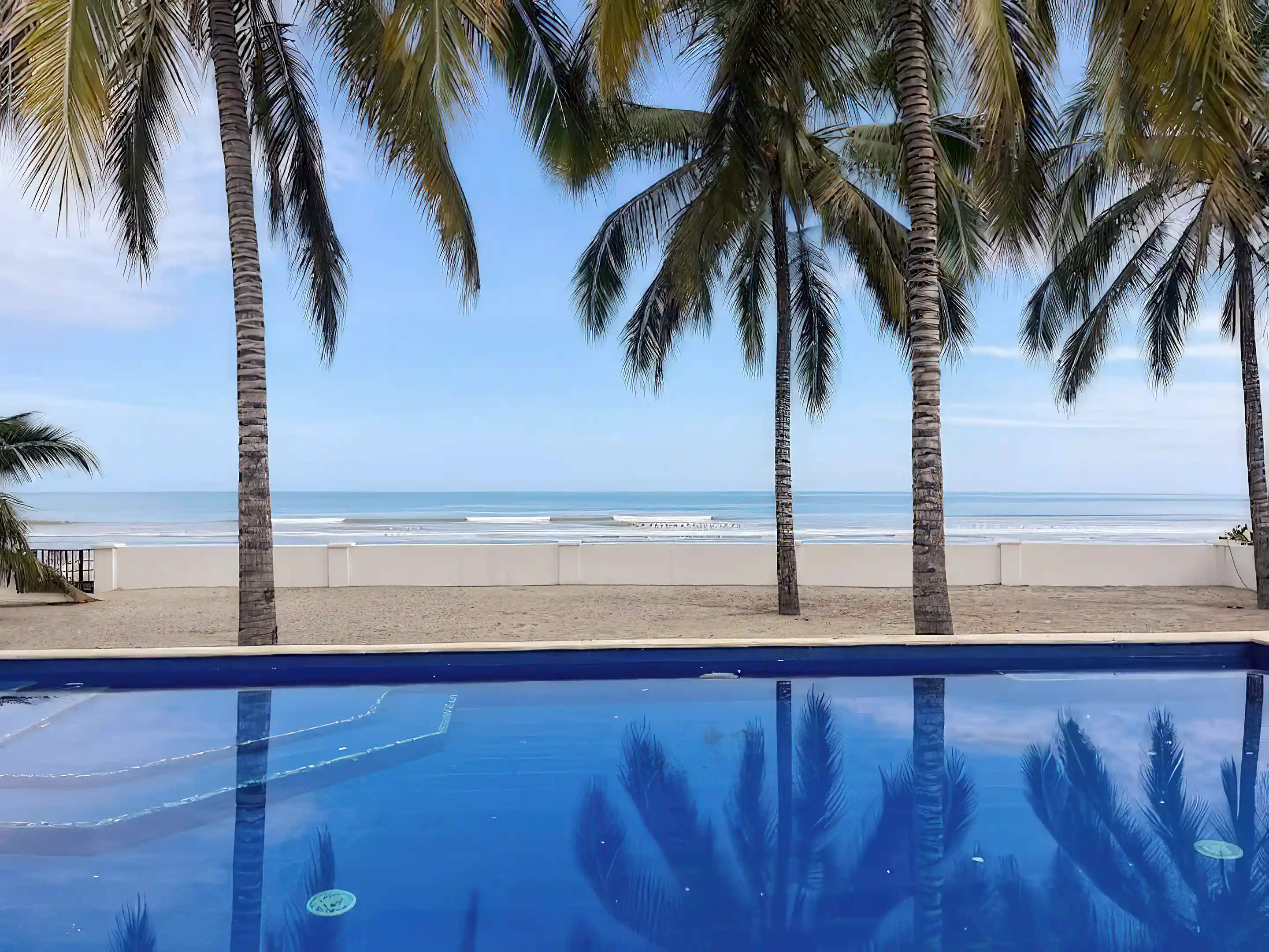 Oceanfront Home with Pool for Sale in Coco Beach Village, Jama, Manabi, Ecuador