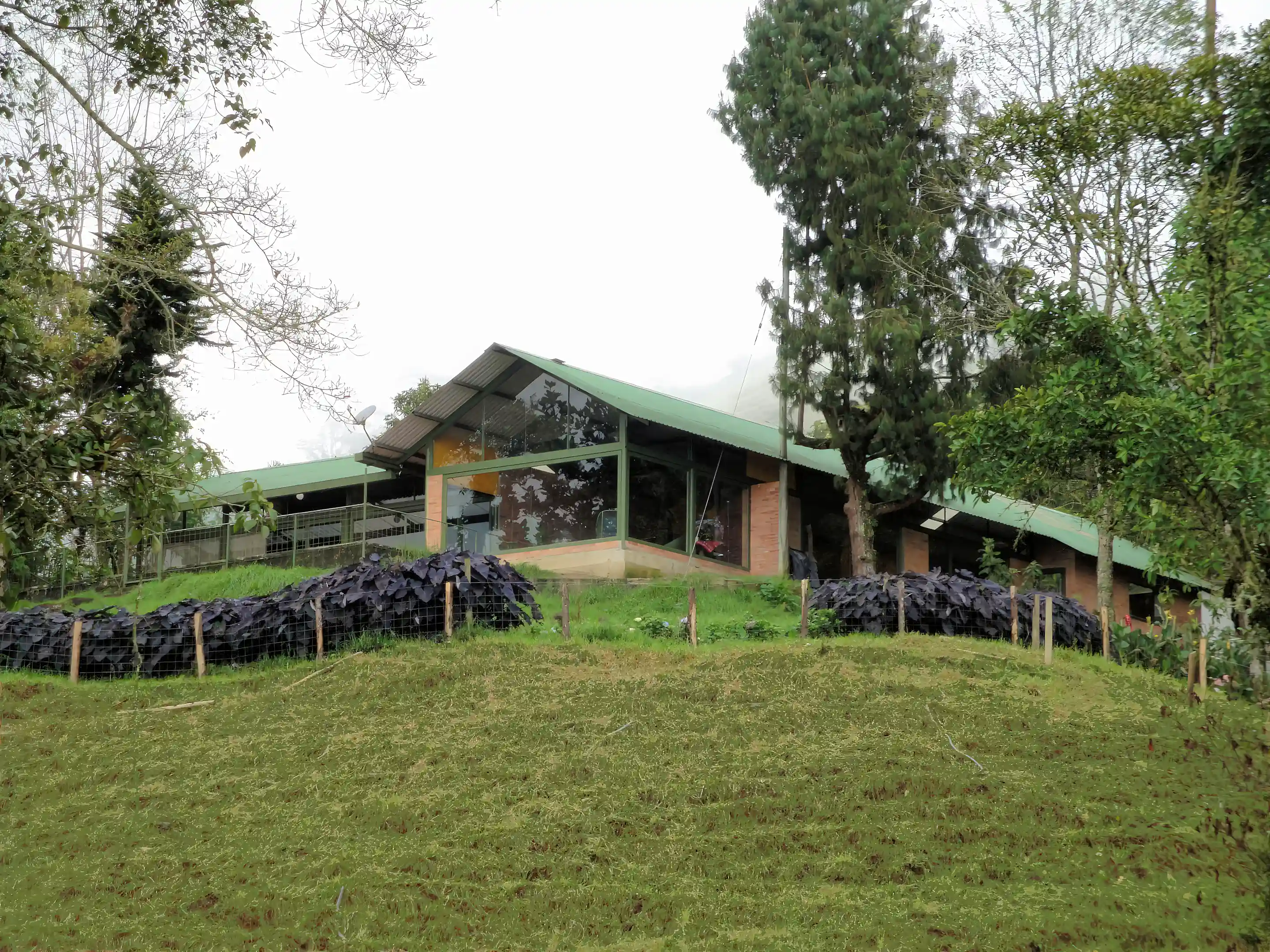 The main house on its hilltop