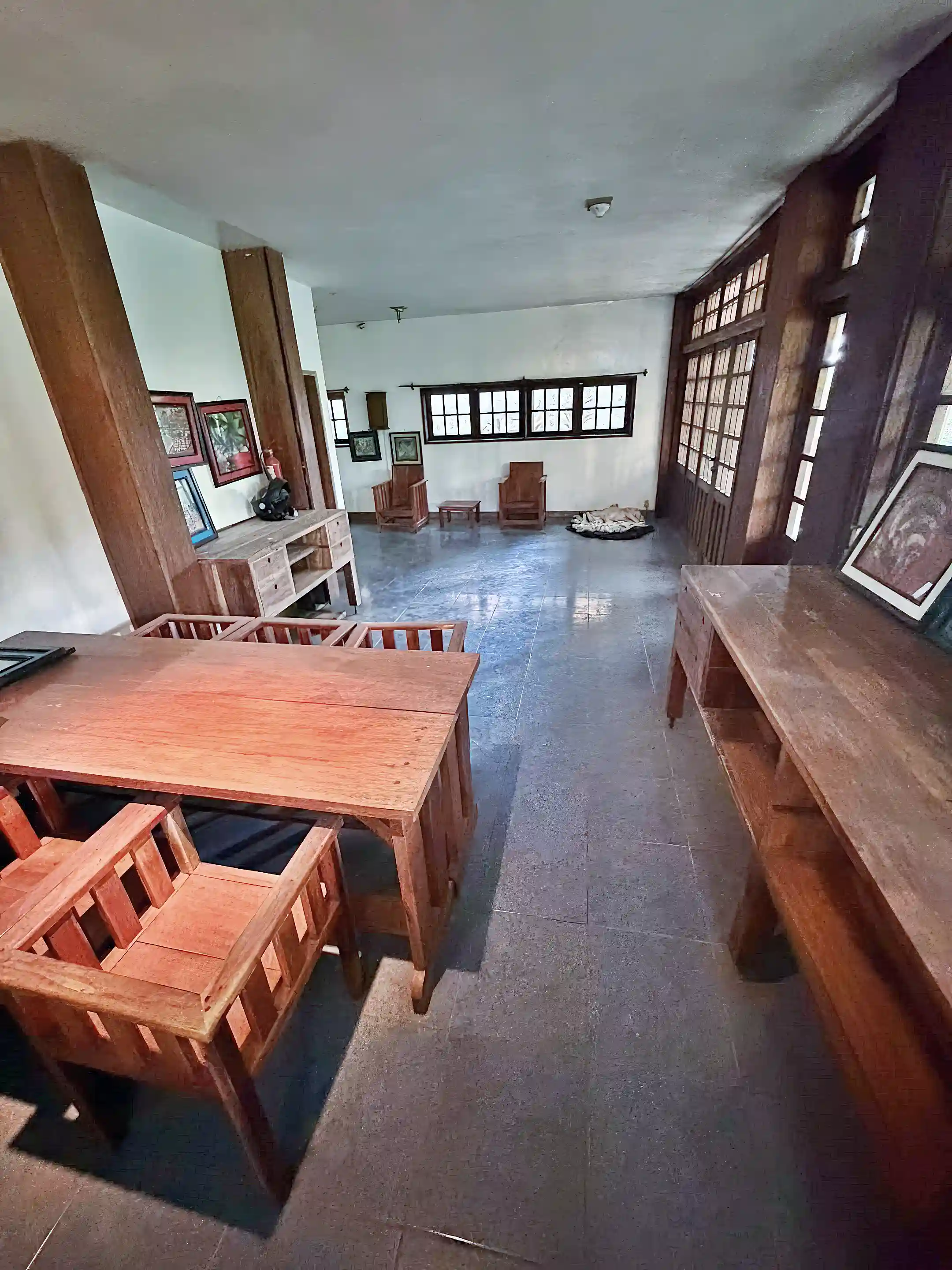 Living room and kitchen