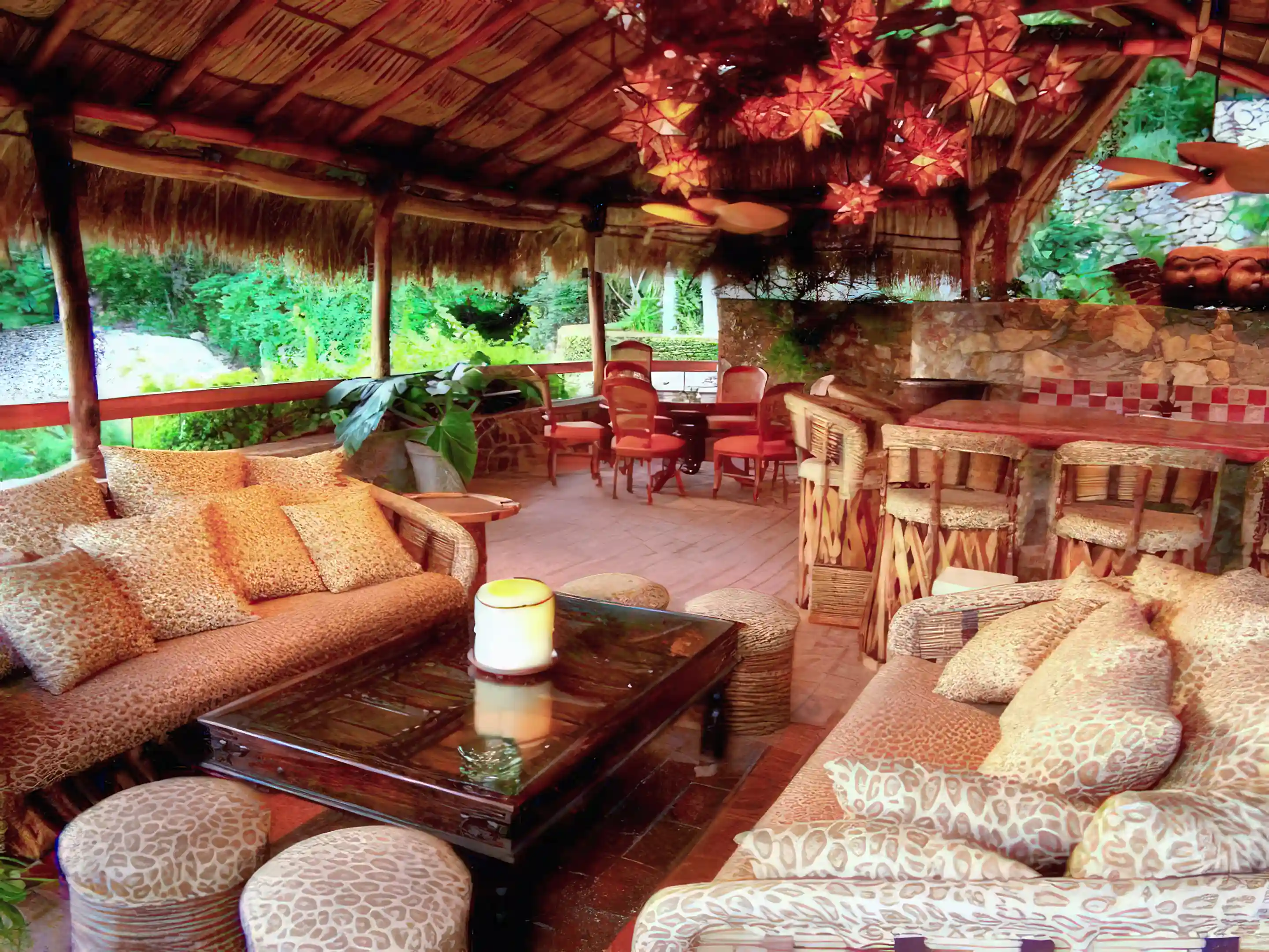 Palapa Entertainment center
