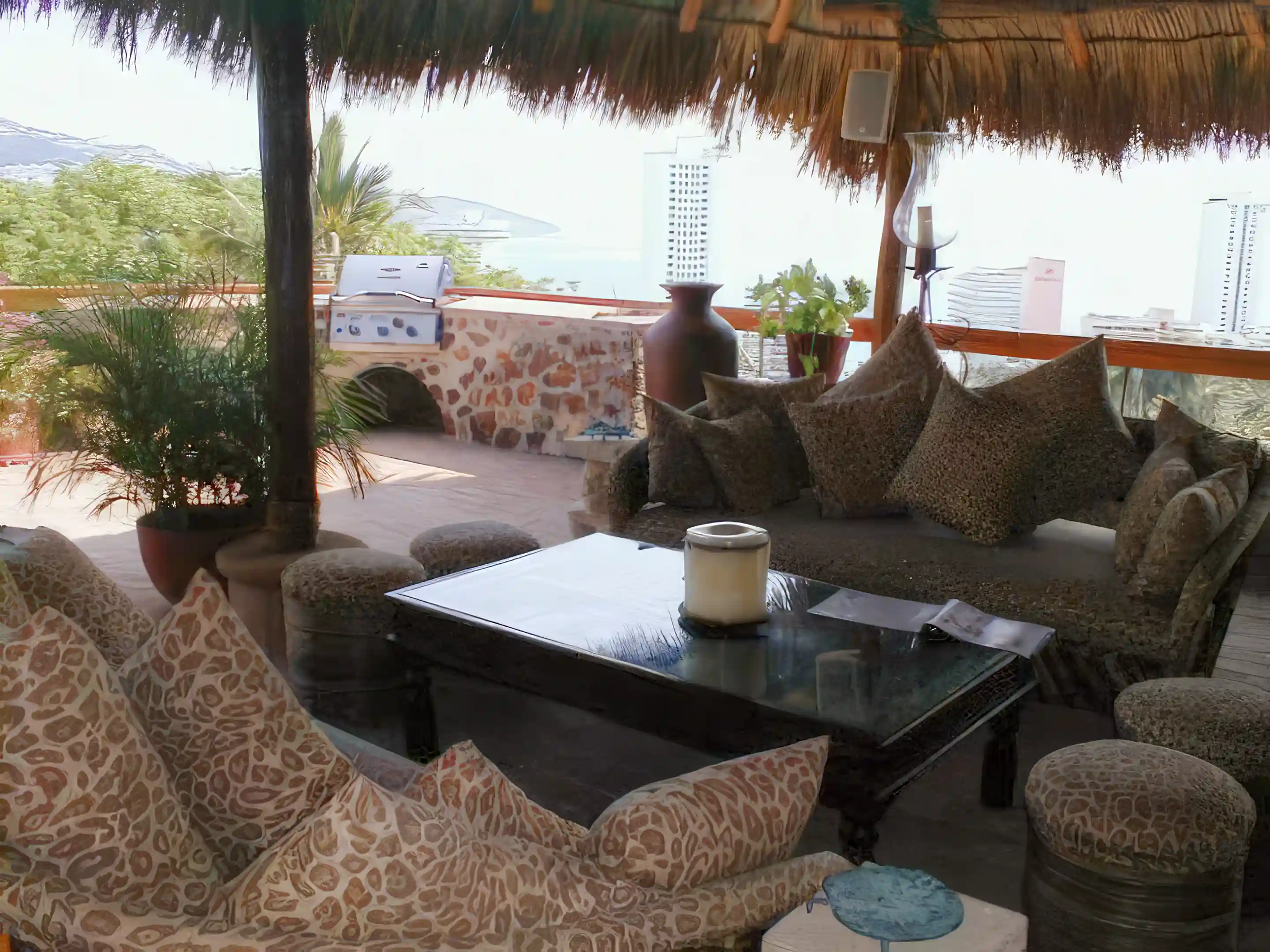 Palapa Entertainment area ~ Grill
