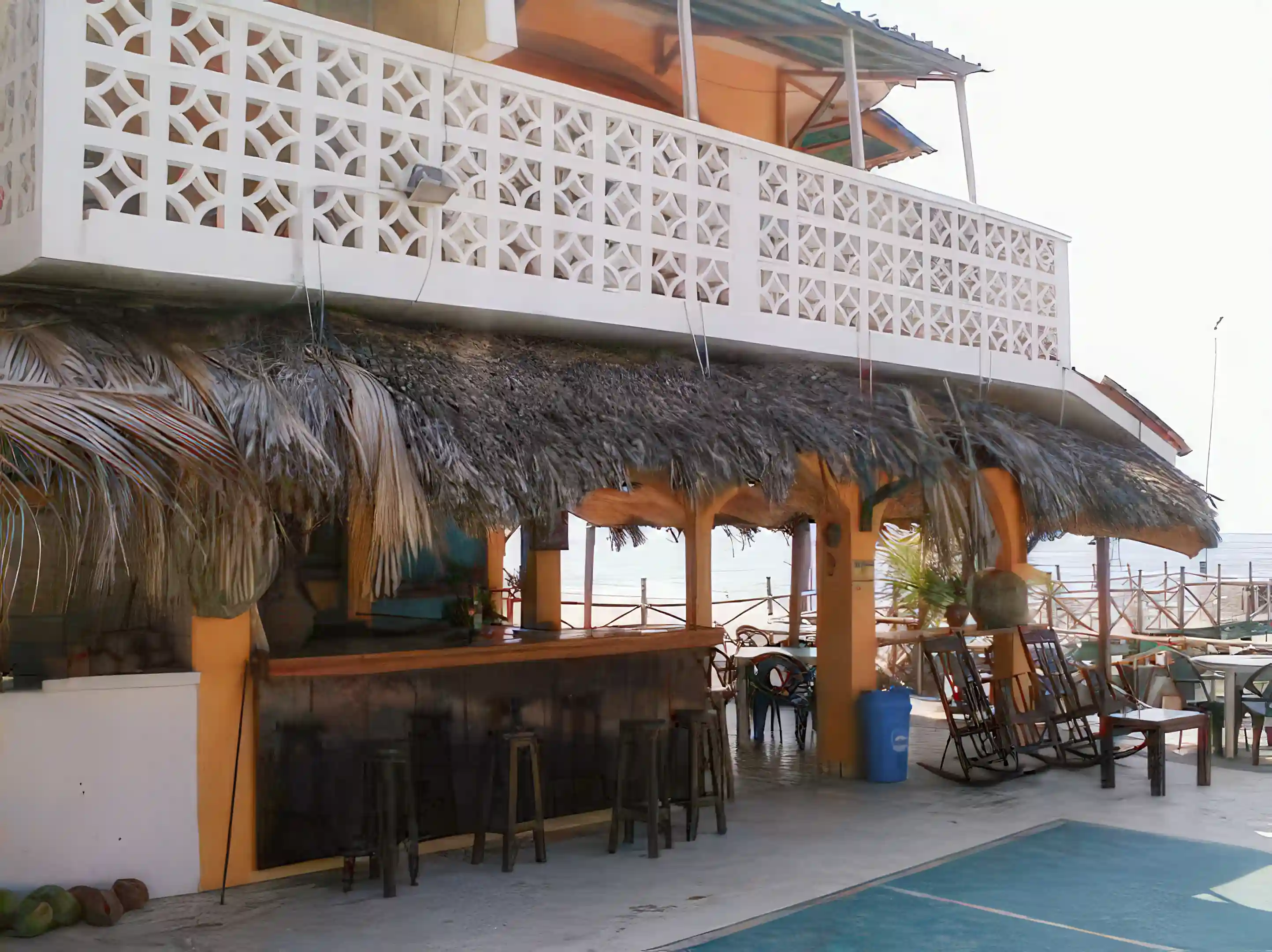 Poolside bar