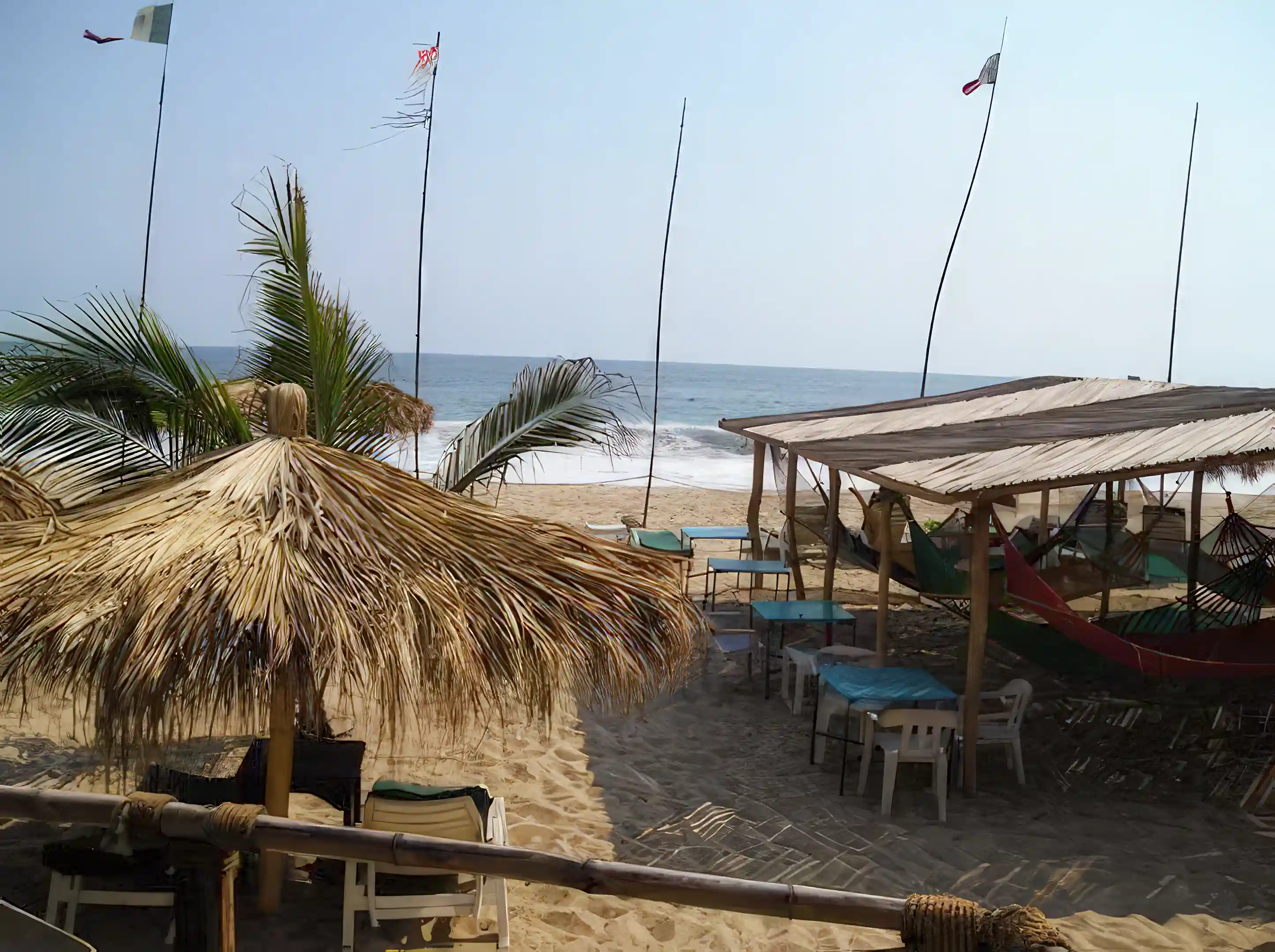 View of Ocean and palapa with hammocks-perfect for relaxing with...