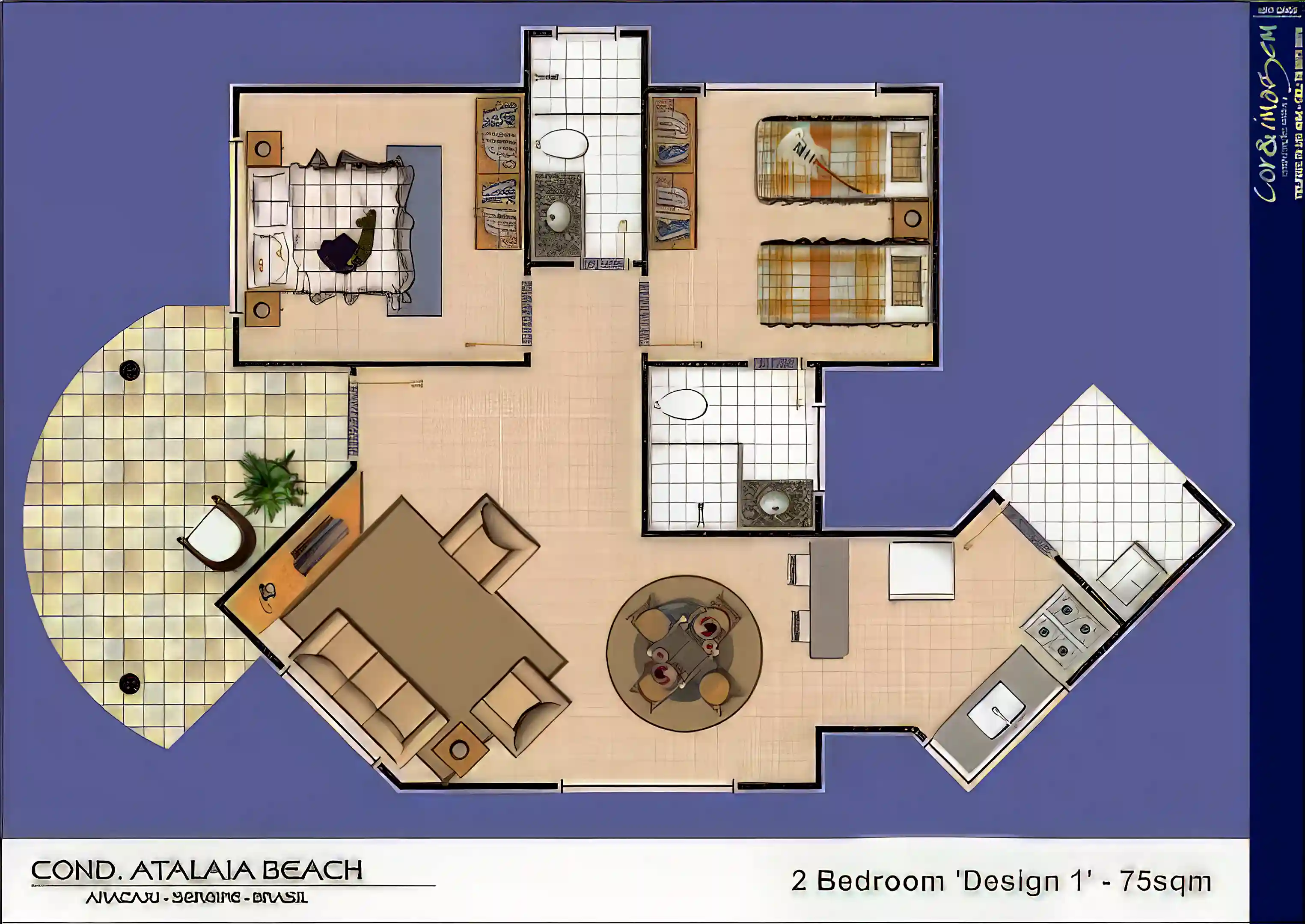 2 bed villa new design!