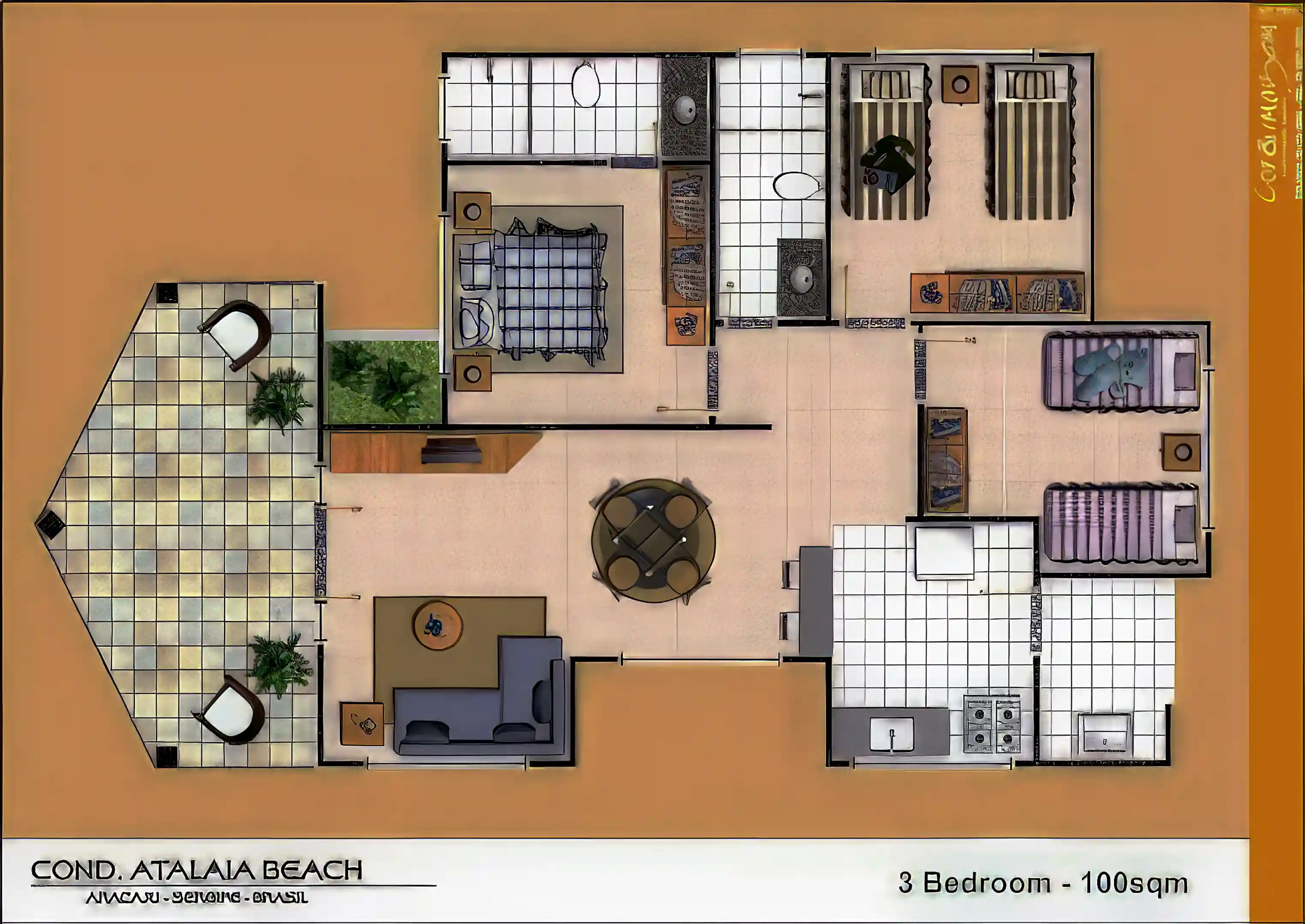 3 bed villa new design!