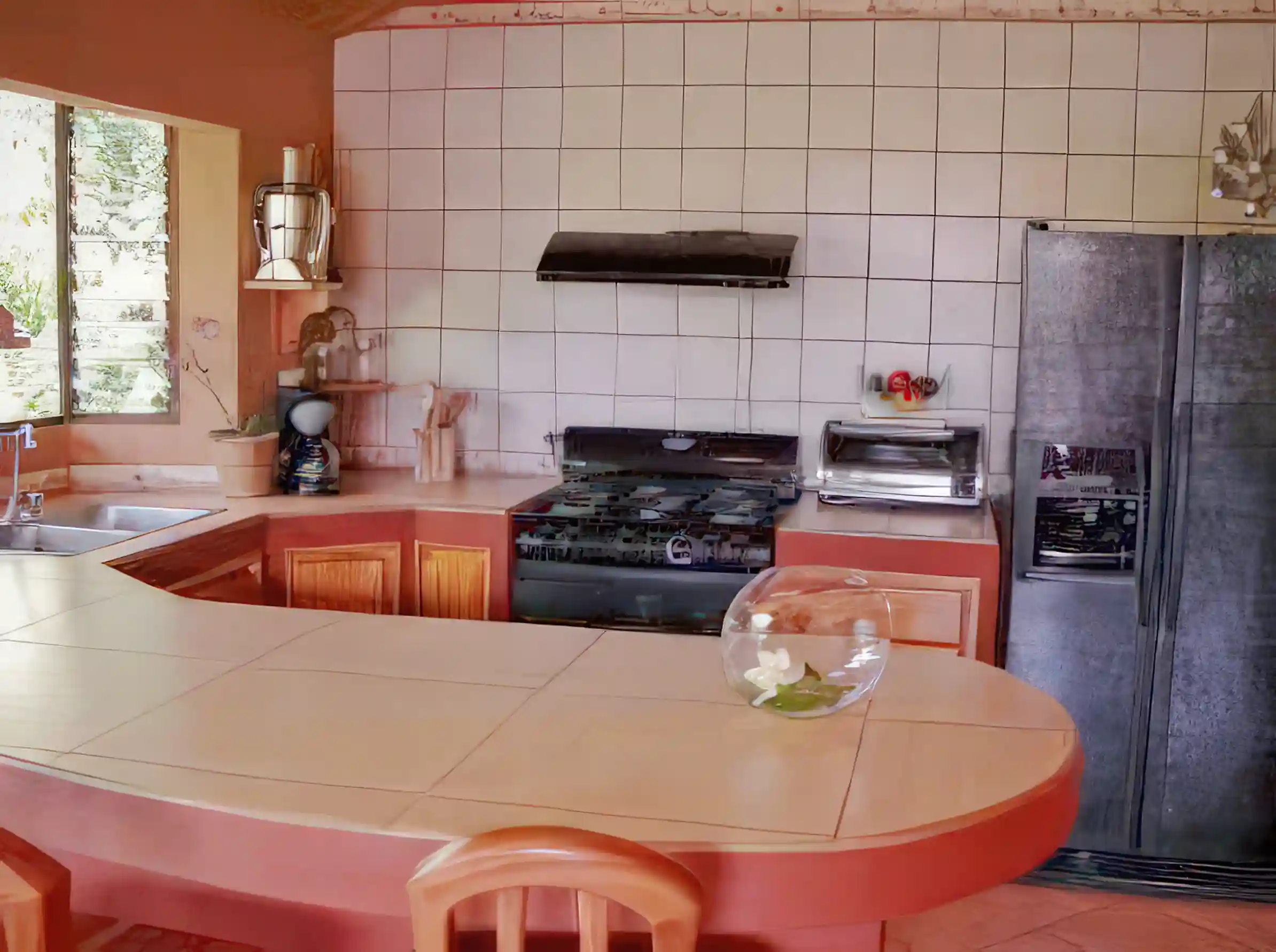 kitchen from dining room
